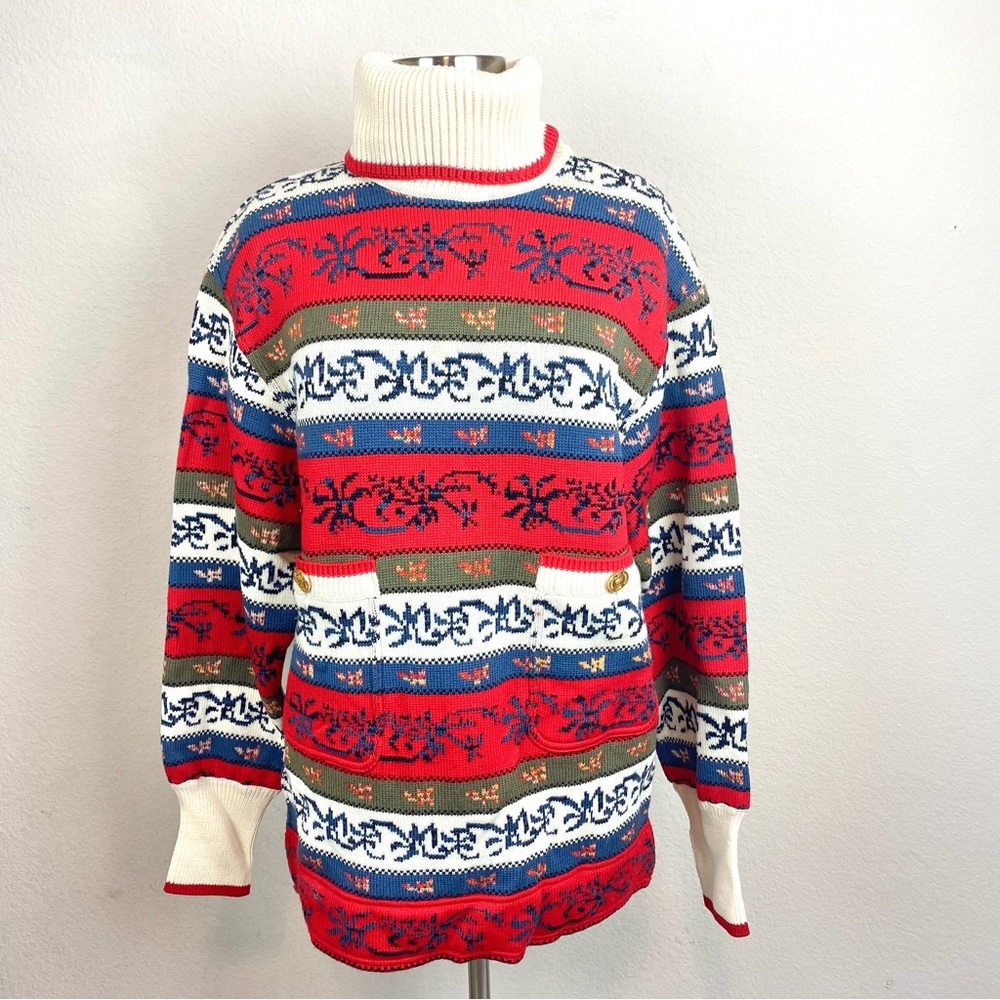 Vintage Chanel 1980’s Knit Turtleneck Sweater